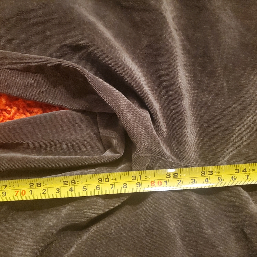 Coldwater Creek Olive Green Corduroy Pants Size 12 - Picture 5 of 9
